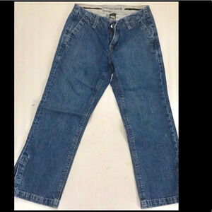 GAP Women’s Low Rise Capri Short Jeans Sz 1 Blue